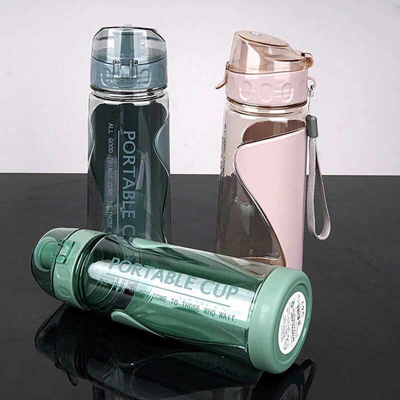 Sports Water Bottle - PC Anti Scalding Plastic Tritan PP for Juice Everyday