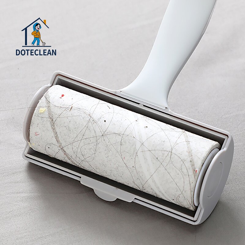Lint Roller - Plastic Handle Pet Hair 12x17 & 16x17cm Manual Home Cleaning Tool