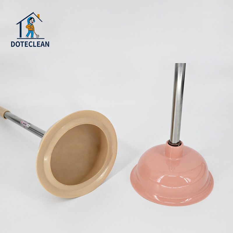 Plungers - High-Pressure Toilet Sink Mini PP Stainless Steel Handle Rubber