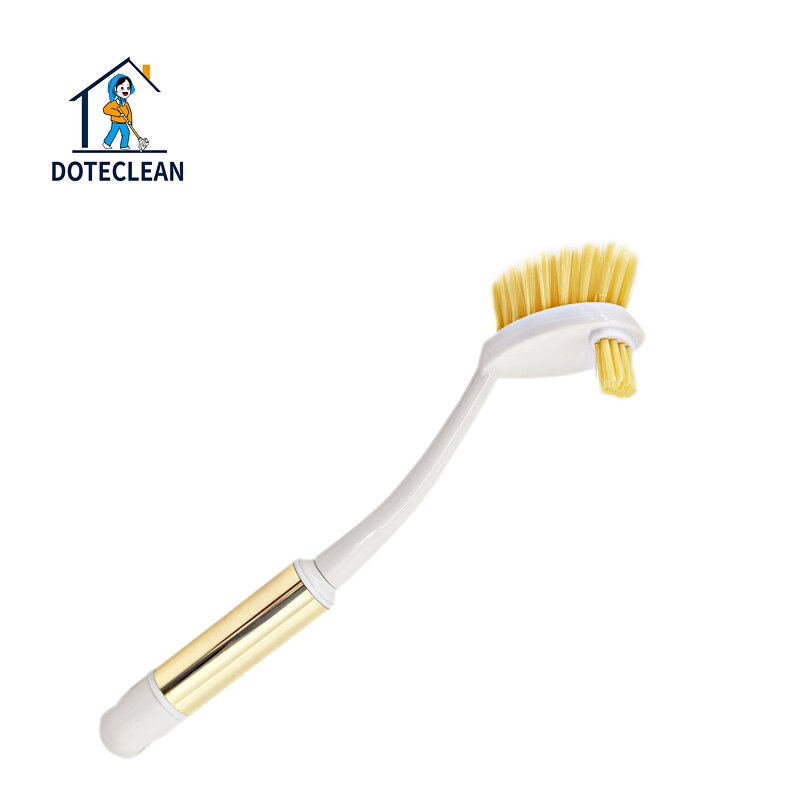 Cleaning Brush - Multifunction Comfortable Handle Kitchen Pot Brush PP+TPR Material