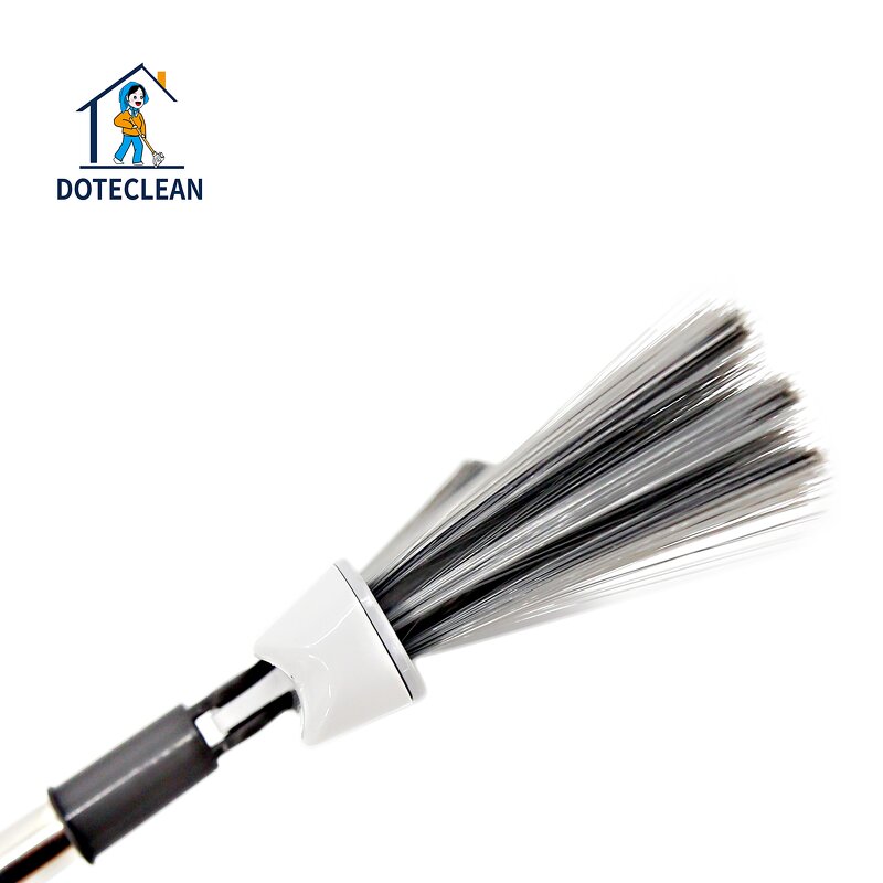 Broom and Dustpan Set - Durable PET Material Folding with Comfortable Handle
