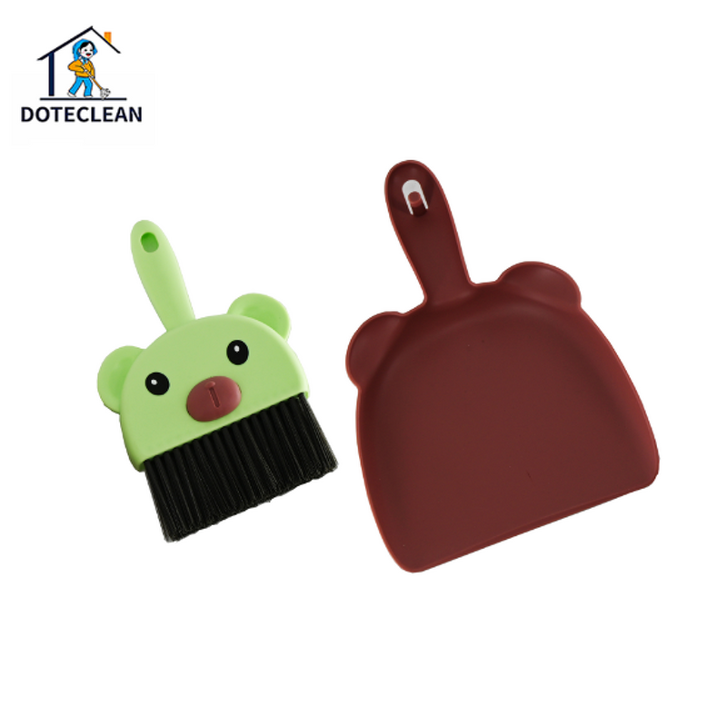 Desk Broom Dustpan Set - Mini Student Children's Pet Clean Table Sweep Function