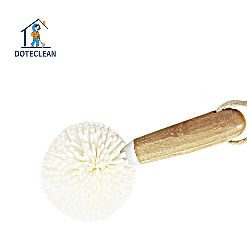Cup Cleaning Brush - Eco-Friendly EVA Material Nature Bamboo Handle for Wine Glass
