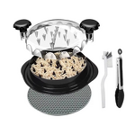 Meat Shredder Tool - High Quality Portable Plastic & PP with Transparent Anti-Slip Lid