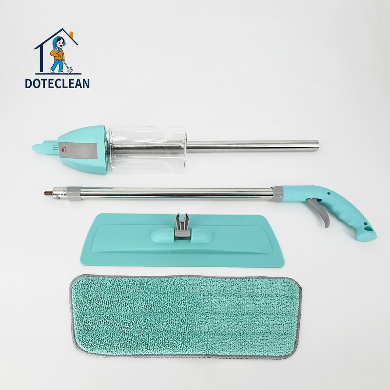 Microfiber Flat Mop - Hands Free Magic Water Spray 360 Rotary Head for Floor Window