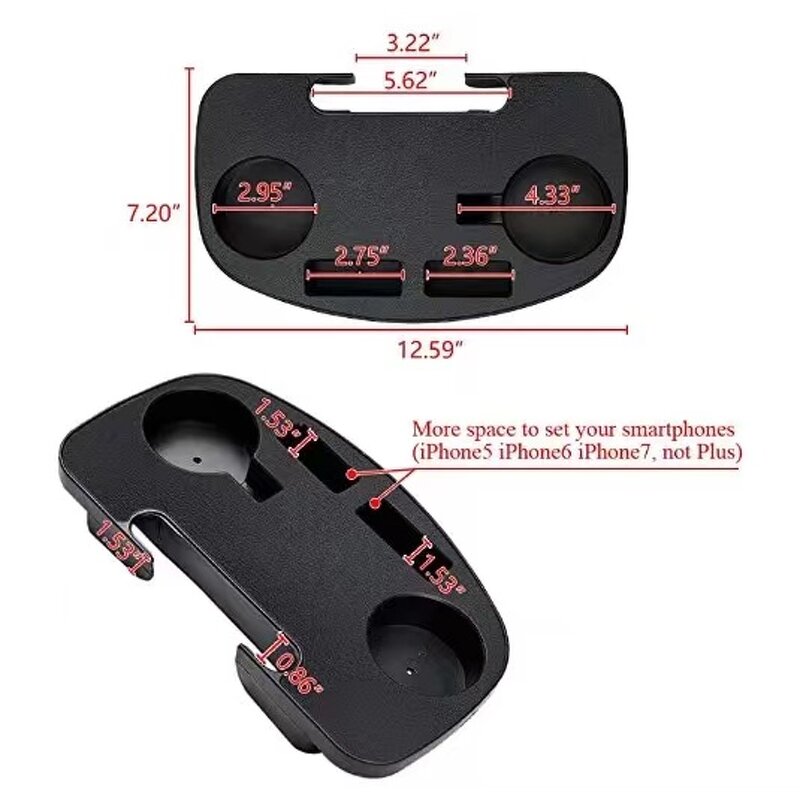 Reclining Chair - Adjustable with Drink Holder Cup Holder Utility Tray Side Table