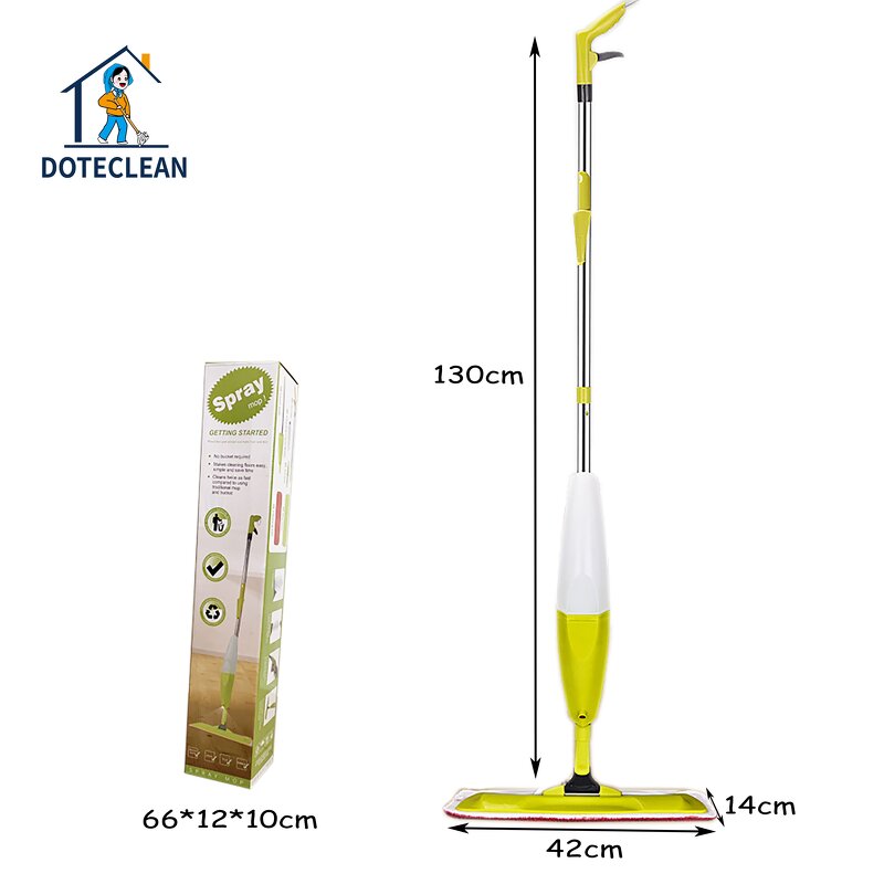 Microfiber Flat Spray Mop - 600ml High-capacity Magic Water Spray for Floor Window