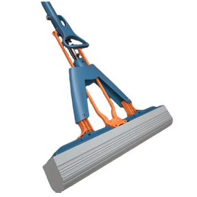 Floor PVA Mop - Self-Cleaning 360 Foldable Squeeze Removable Hand-Free Telescopic