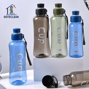 Sports Water Bottle - Outdoor Plastic Crystal with Self-Driving Travel Accessories