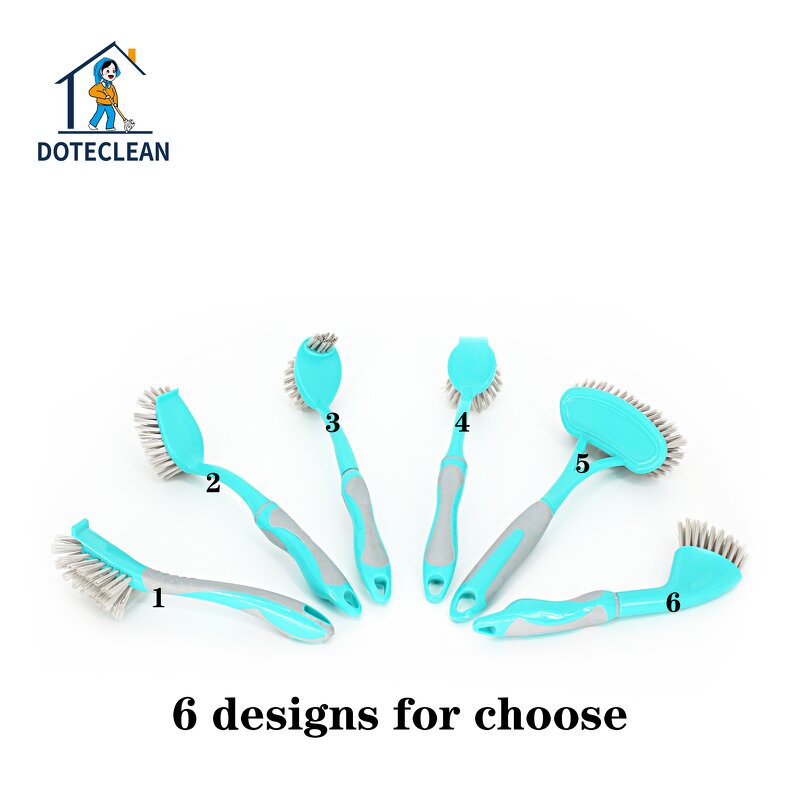 Kitchen Cleaning Brush - Multifunction Comfortable Handle PP+TPR for Pot Cleaning