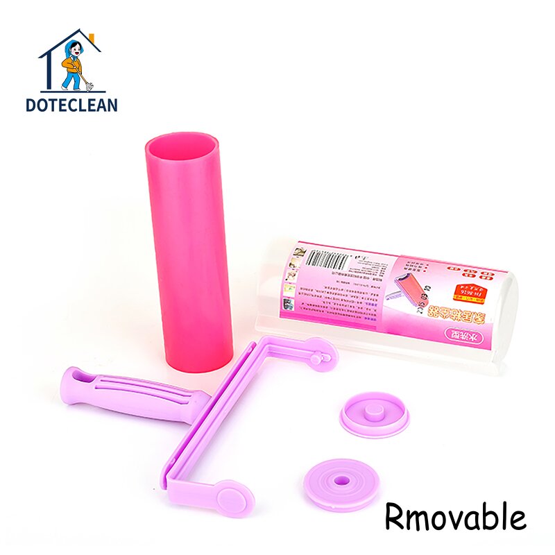 Lint Roller - Reusable Brush Sticky Washable Rubber for Pet Hair Manual