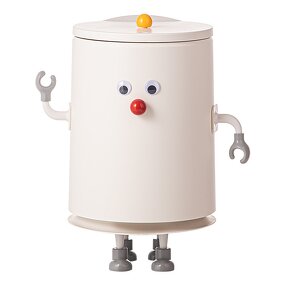 Garbage Bin - Press Type High Appearance Large Capacity Cartoon with Cover