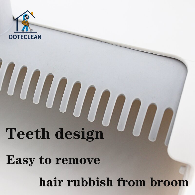 Broom & Dustpan Set - Windproof PET Material with Teeth Design and Folding