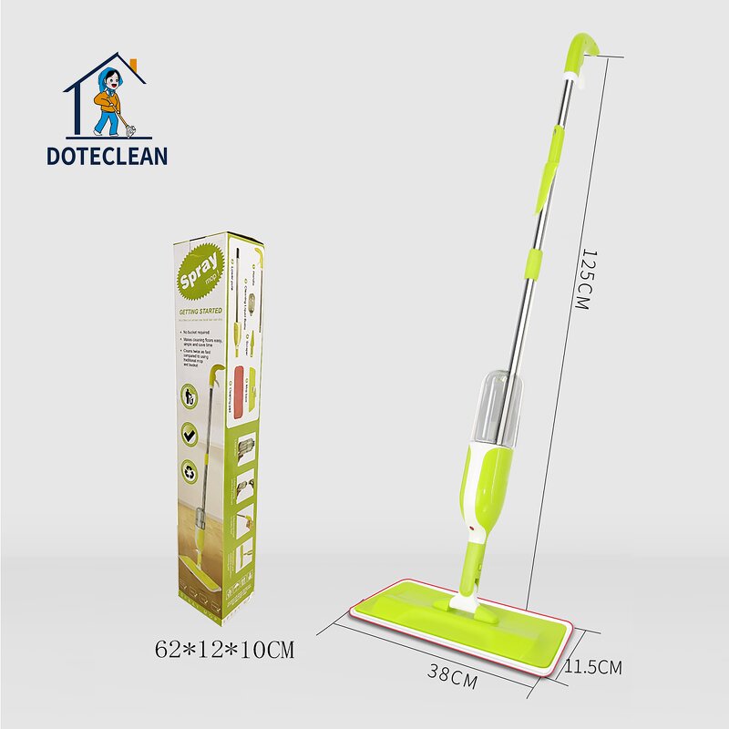 Microfiber Flat Spray Mop - Hand Free Magic Water Spray for Floor Window