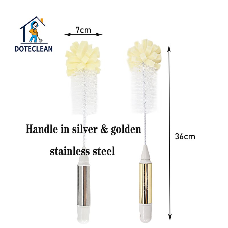 Baby Bottle Brush - Long Handle PP for Kitchen Use with Plastic Bristles