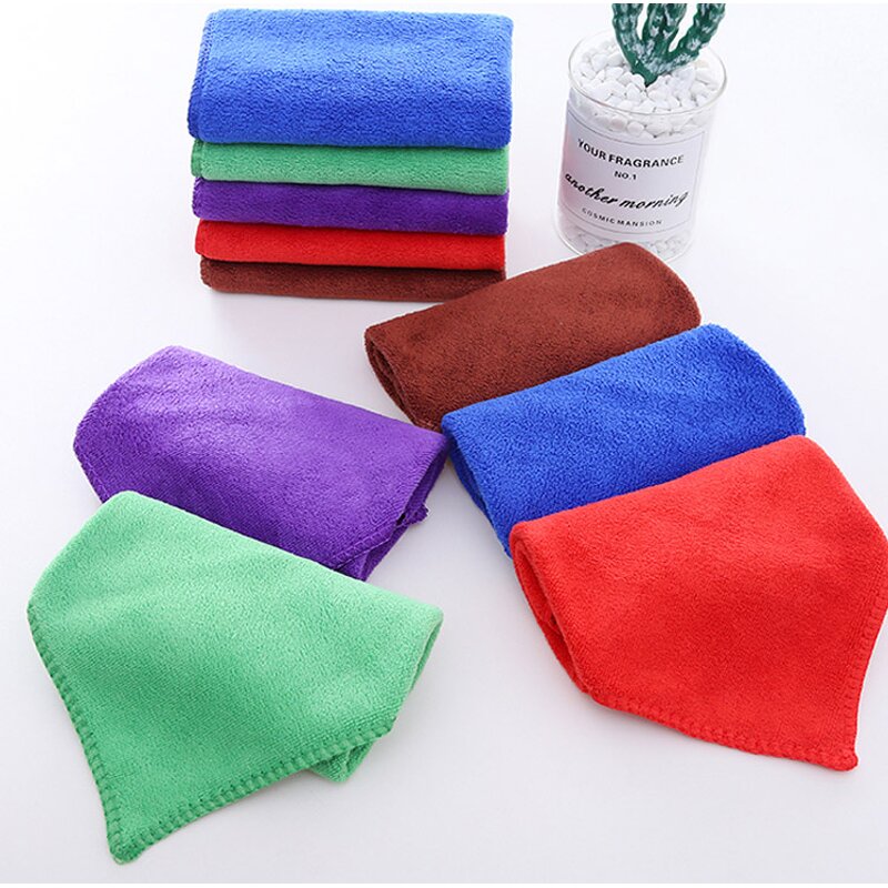 Microfiber Towel - Non-Stick Oil Absorbent Dishwashing Rag for Household Car