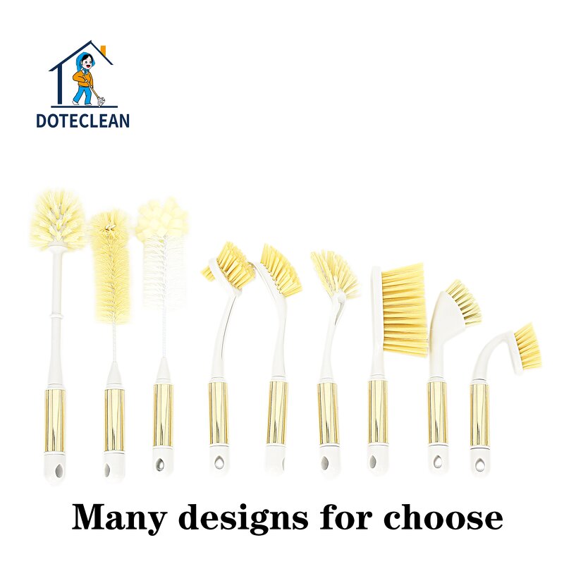 Table Cleaning Brush Set - Short Handle PET Material Broom Head Home Use