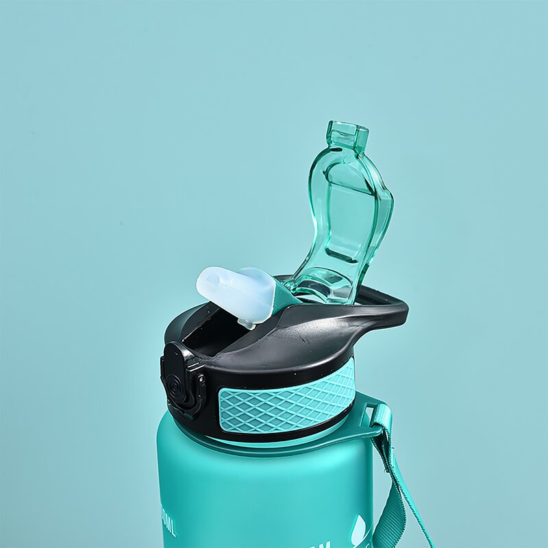 Sports Water Bottle - 1000ml Large Capacity Modern Design Color Gradient