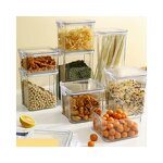 Plastic Jar Box - 2025 Hot-Selling Food Grade Transparent PET for Grains Cereals