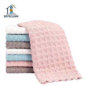 Microfiber Kitchen Cleaning Cloth - 30x30cm Lockstitch Border Cotton Polyester Polyamide