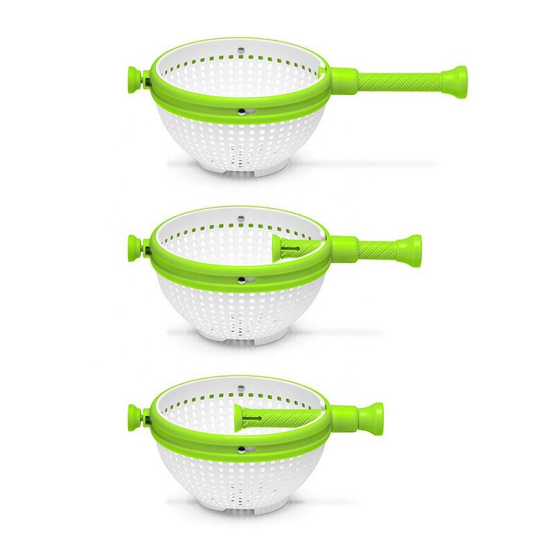 Rotary Dryer - Kitchen Vegetable Cleaner Centrifugal Water Drain Basket