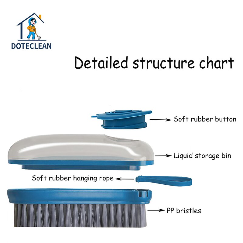 Laundry Cleaning Brush - Automatic Liquid Addition for Clothes Shoes 1pc/opp Bag