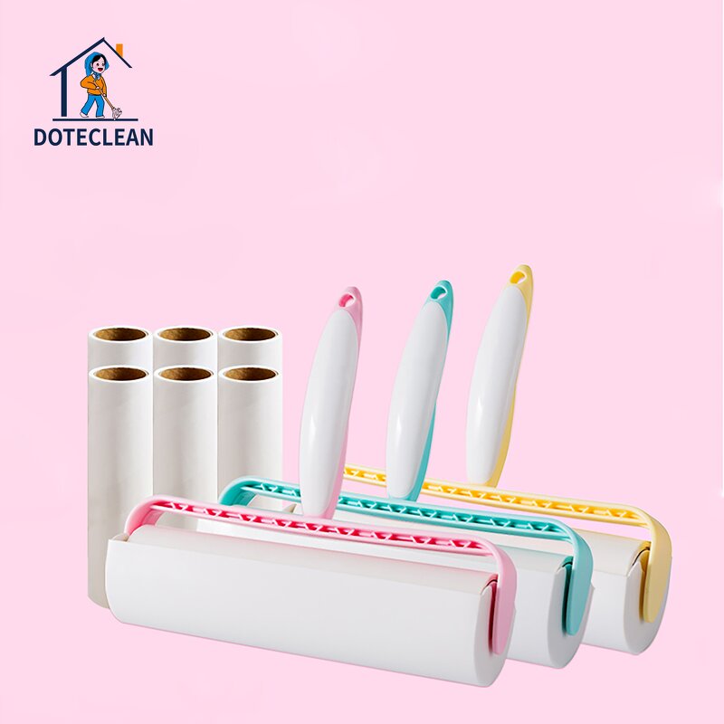 Lint Rollers - 60 Pcs 10cm Plastic Sticky Tear Type Detachable for Pet Hair