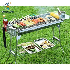 BBQ Grill - High Quality Stainless Steel Portable Multifunctional Folding Outdoor