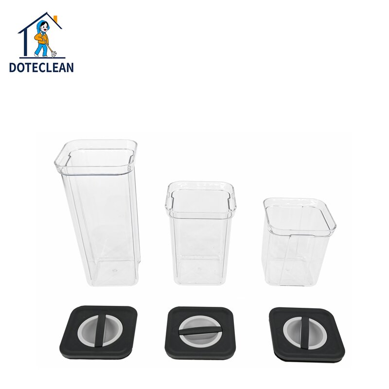 Food Containers - Grain Storage Container Box Plastic Sealed Transparent