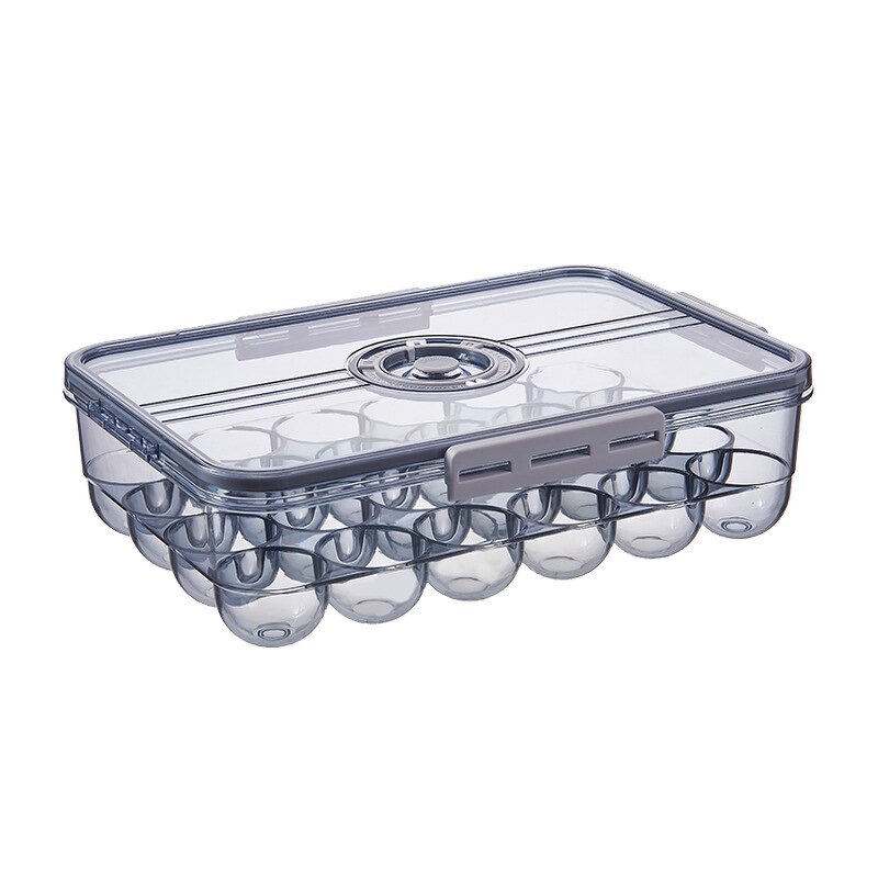 Storage Container - Airtight PET Plastic Rectangle Freezer Pantry Food Bins