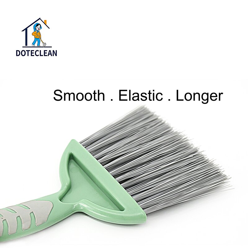 Mini Desktop Dustpan Set - Bristle with Brush Scrubber for Table Keyboard