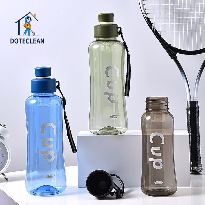 Sports Water Bottle - Outdoor Plastic Crystal with Self-Driving Travel Accessories
