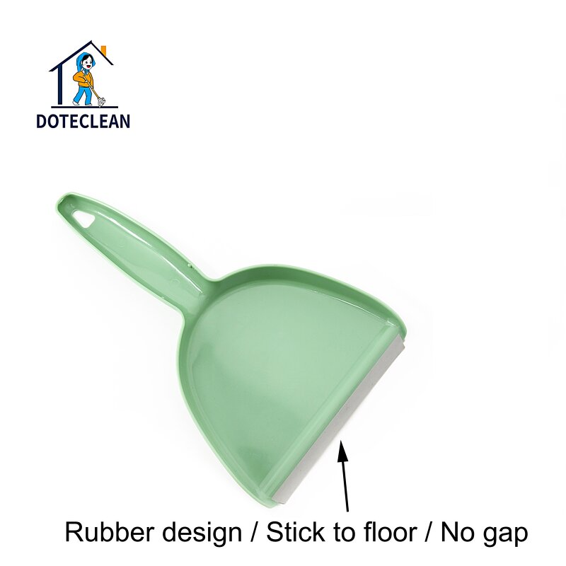 Mini Desktop Dustpan Set - Bristle with Brush Scrubber for Table Keyboard