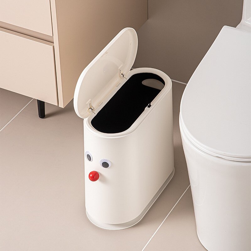 Garbage Bin - Press Type High Appearance Large Capacity Cartoon with Cover