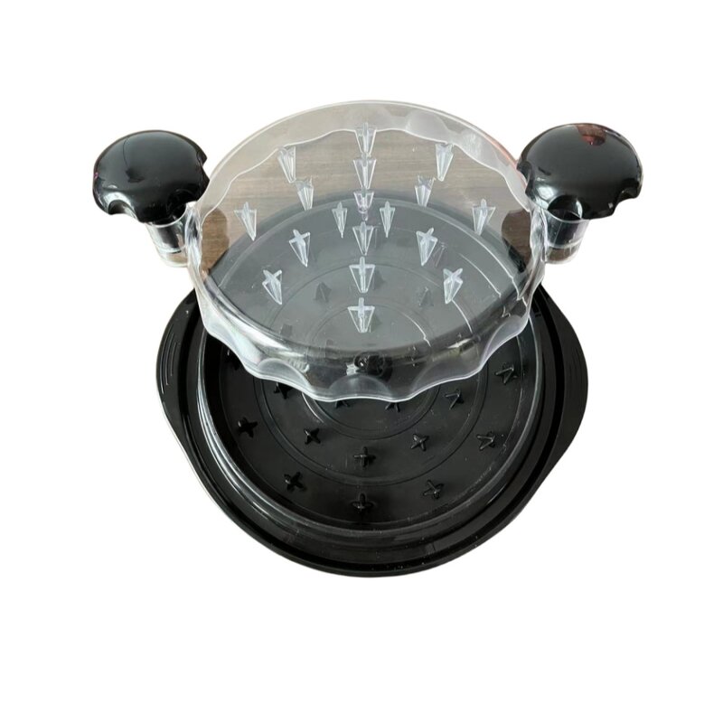 Meat Shredder Tool - High Quality Portable Plastic & PP with Transparent Anti-Slip Lid