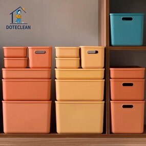 Storage Box - PP Plastic Home Organizer for Clothing Underwear Socks Sundries