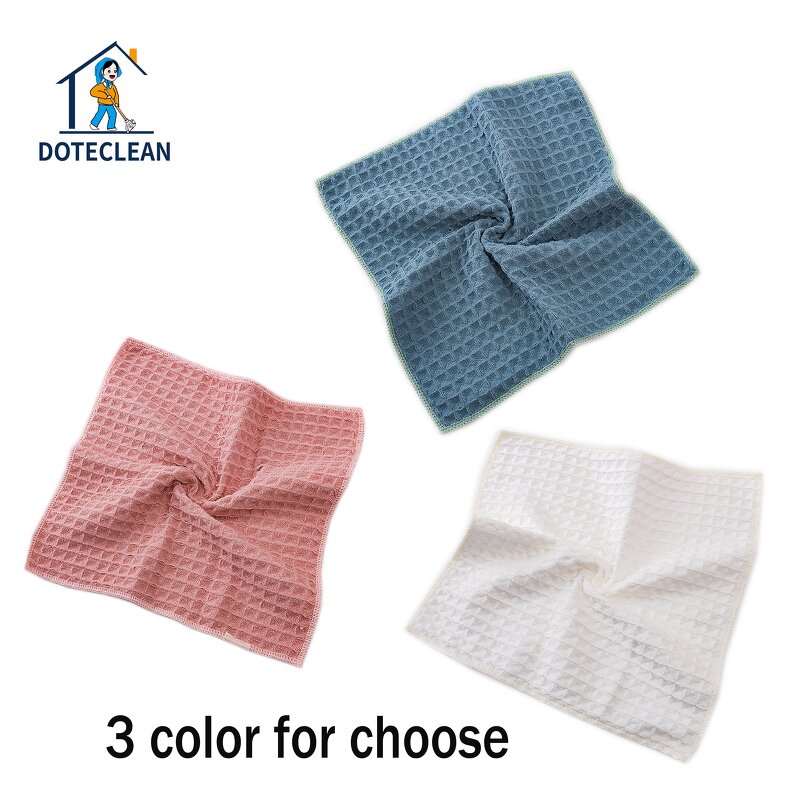 Microfiber Kitchen Cleaning Cloth - Thickened Multifunctional Multi-Color Lockstitch