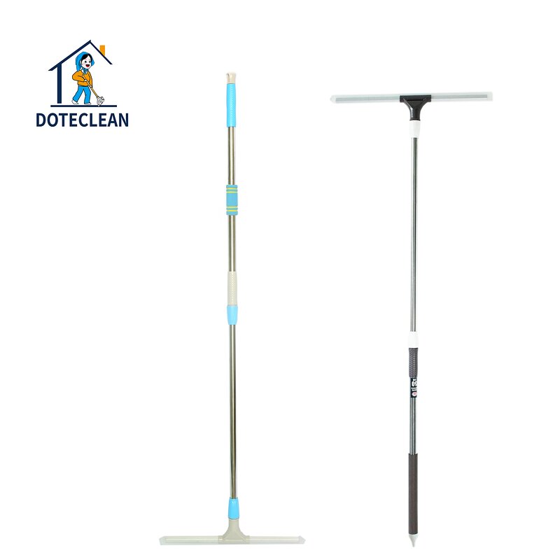 Window Squeegee - Telescopic Window Glass Mirror Car Cleaning Rubber Wiper 50cm