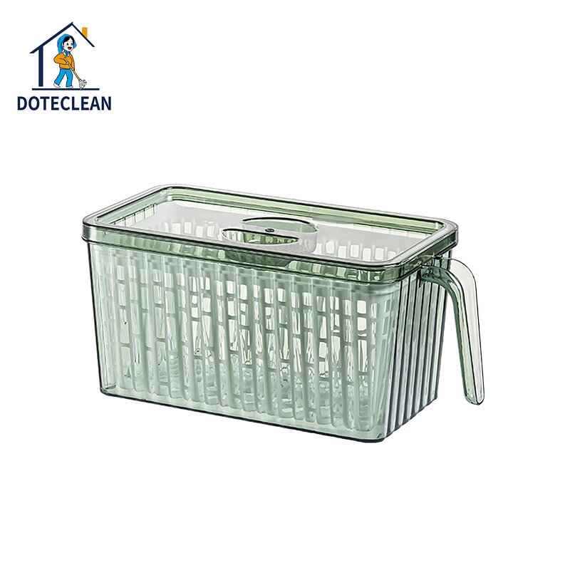 Storage Box - Refrigerator Food Thickened Material Plastic Container Logo