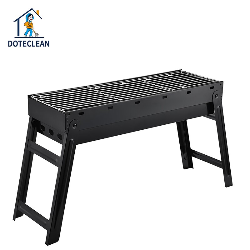 BBQ Barbecue Grills - Iron Oven Folding Portable Outdoor Garden Camping Party