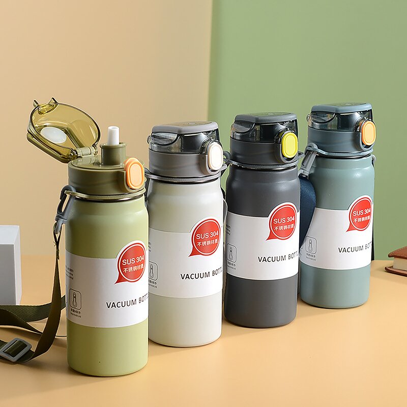 Coffee Travel Mug - 600ml 800ml Stainless Steel Vacuum Insulated Sports Water Bottle