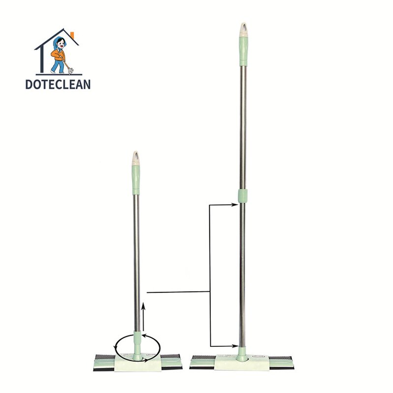 Window Wiper Blade - 3 Sizes Telescopic Mesh Rubber Stainless Steel Handle