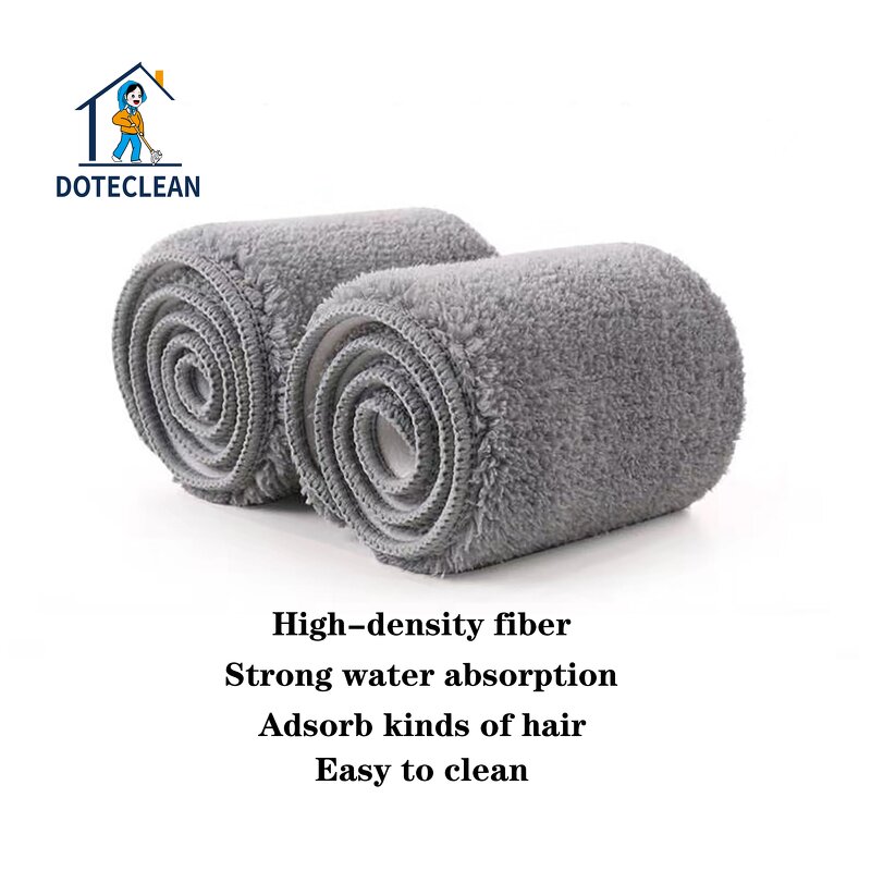 Floor Cleaner - 65cm Professional Aluminum Frame Dry Refill Flat Mop Telescopic