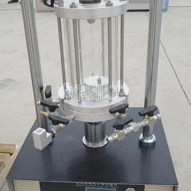 Soil Triaxial Tester - 1 Ton Strain Control Lightweight Testing Machine