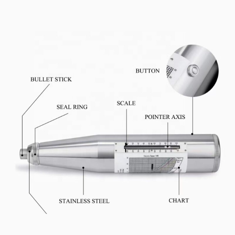 Rebound Hammer - High Precision for Concrete Test