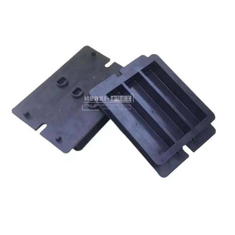 Lab Mortar Plastic Molds - ABS Plastic 40x40x160mm Cube Three Gang Test 50pcs/box