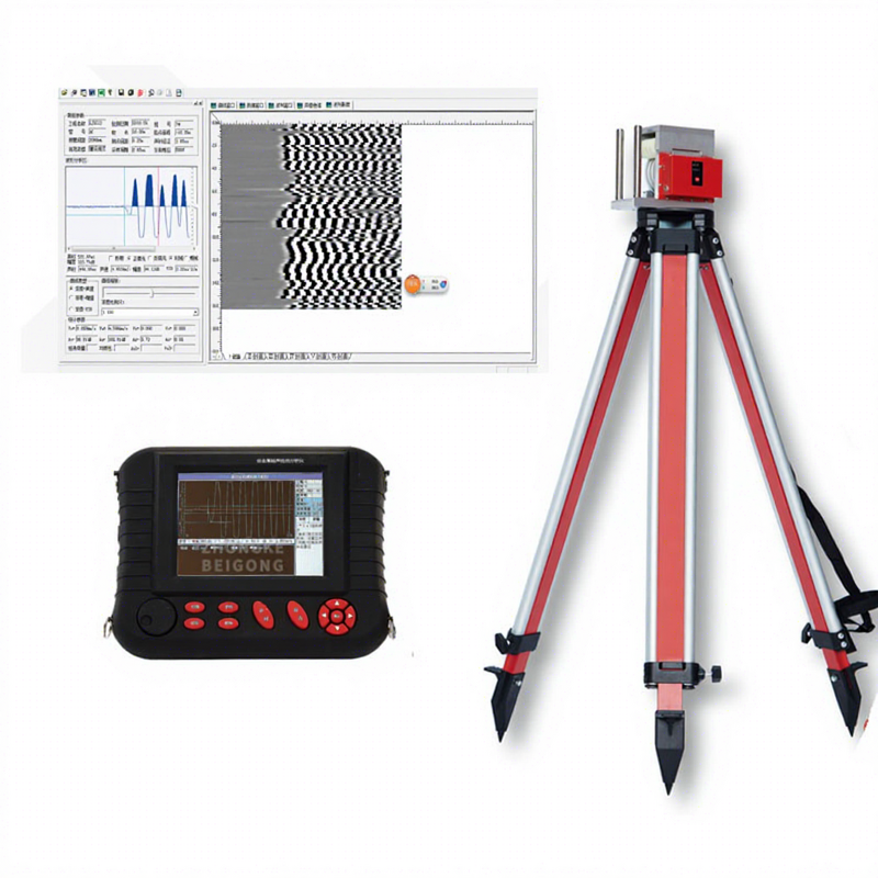 Ultrasonic Flaw Detector - Digital Portable with Automatic Pile Tester
