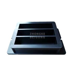 Prism Mould - Plastic Three Gang for Lab Mortar Stamped Concrete 50pcs/box