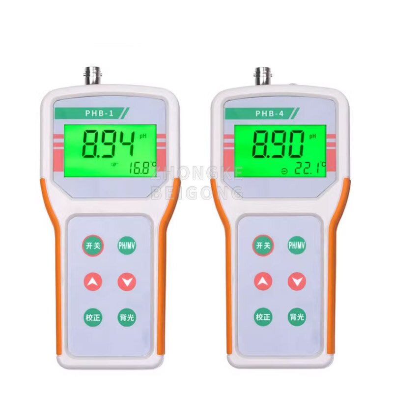 pH and Temp ORP Meter - Digital Display Portable