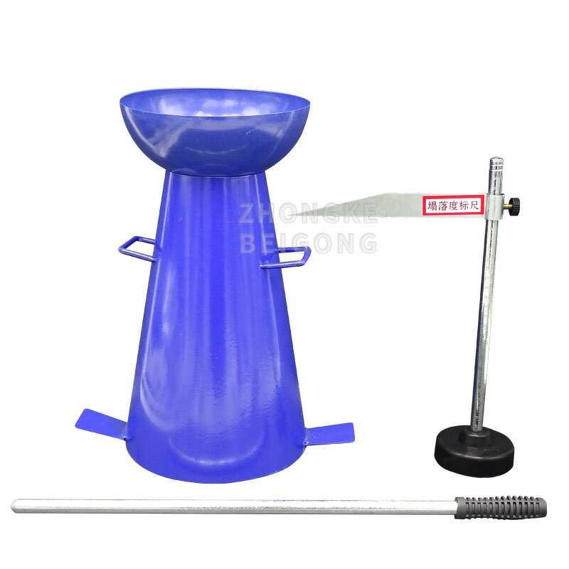 Concrete Flow Table - Slump Test Set with Cone and Tamper Rod